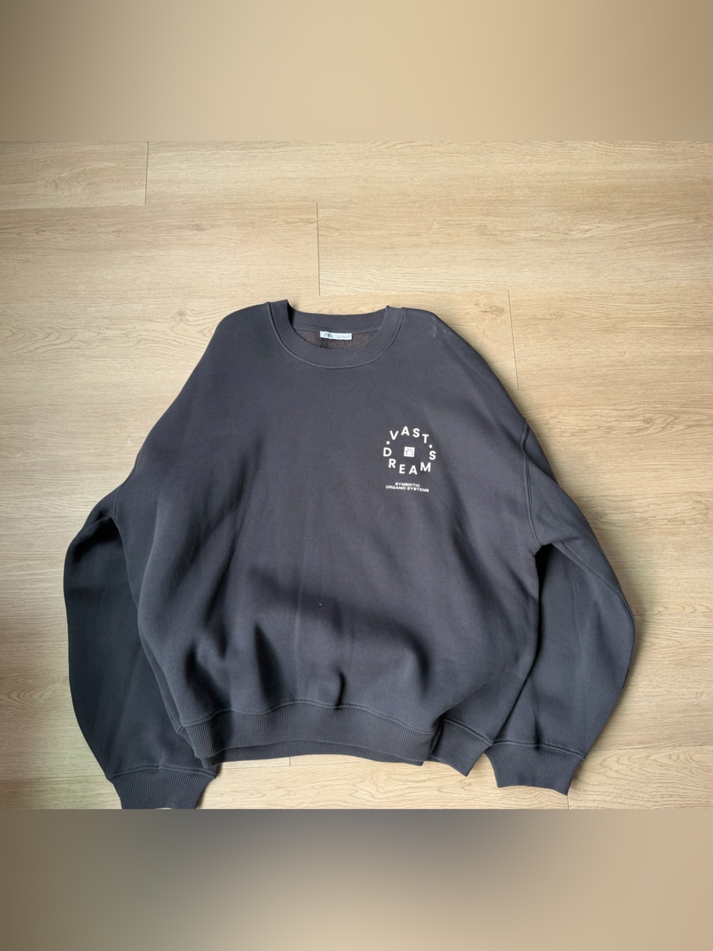 Zara crew neck sweatshirt size medium - Picture 2 of 2